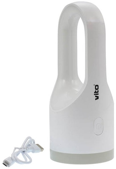 Torcia ricaricabile 19W+3W 280Lm luce fredda 6000K