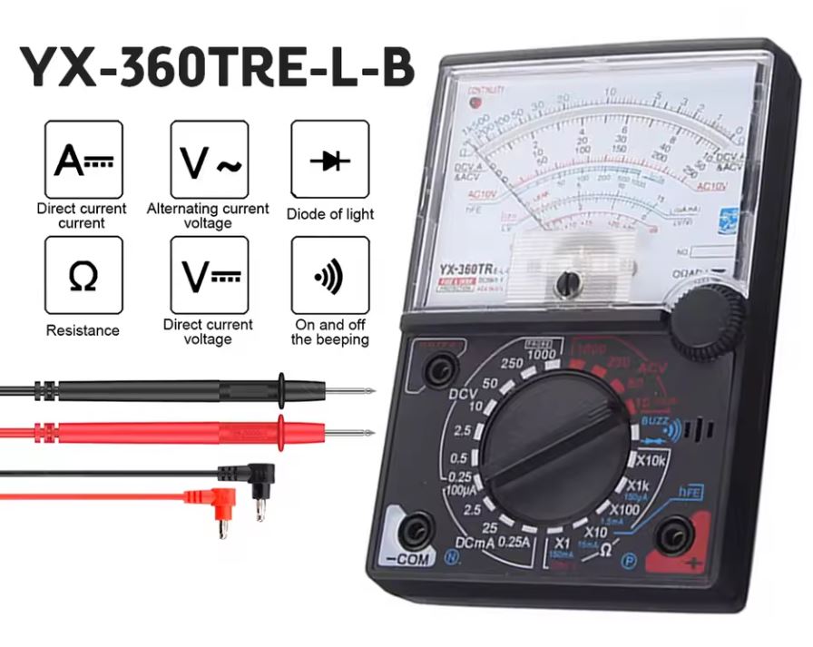 Tester analogico multimetro display classico a lancetta YX-360TRE-L-B EL1355
