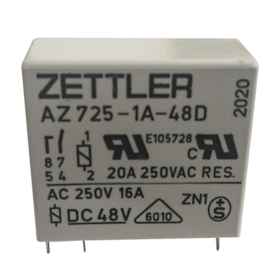 Relè 48V SPST - AZ725-1A-48D - ZETTLER