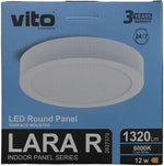 Pannello LED da parete 12W 1320lm 6000K luce fredda 6970233831099 2027370 EL1418