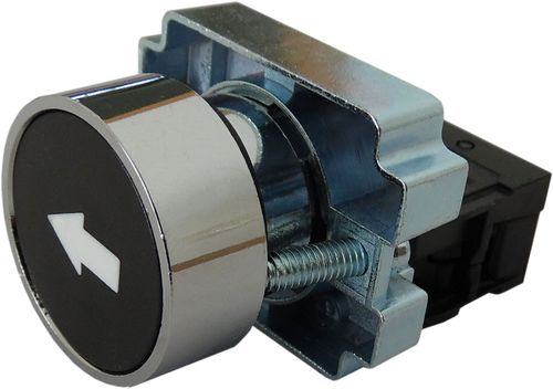 Pulsante da pannello 10A 600V - Nero