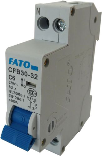 Interruttore magnetotermico 1P C6