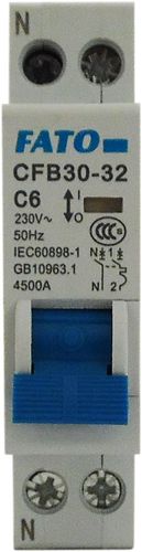 Interruttore magnetotermico 1P C6 EL1465