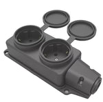 Presa schuko 2 posti con messa a terra IP44 Vito 8698553613406 8006650 EL1467