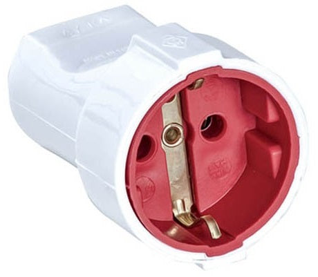 Presa schuko bianca IP20 16A 250V Vito 8698553611143 8006600 EL1499