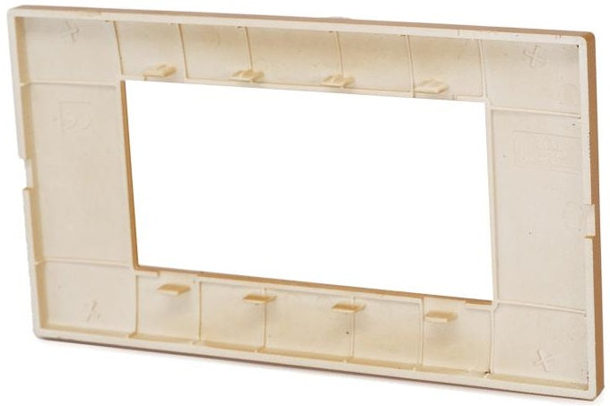 Placca in tecnopolimero 4 posti color arancione compatibile Vimar Plana 6970597464360 6004-16 EL1512