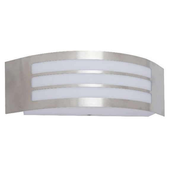 Lampada applique da parete per esterni 1xE27 315x90x100mm argento Vito