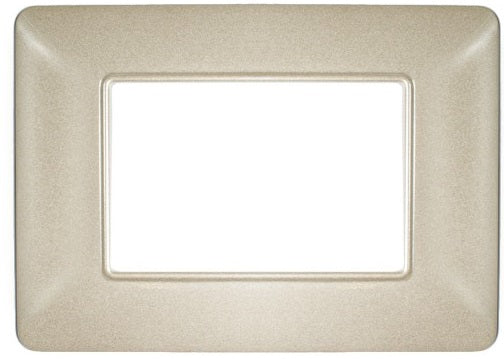 Placca in tecnopolimero 3P color sabbia compatibile Matix