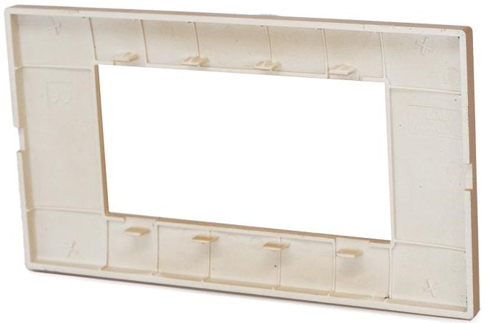 Placca in tecnopolimero 4 posti color sabbia compatibile Vimar Plana 6970597464315 6004-11 EL1552