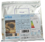 Striscia LED 14,4W/m 1200lm luce fredda 6500K 12V IP20 5m Vito 6972538042309 5540030 EL1558