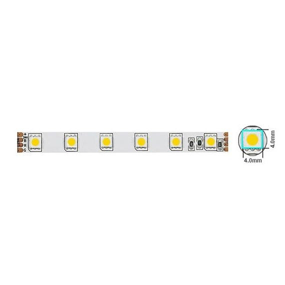 Striscia LED 14,4W/m 1200lm luce fredda 6500K  12V IP20 5m Vito