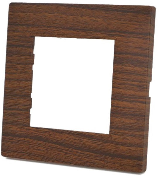 Placca in tecnopolimero 2 posti color ciliegio compatibile Vimar Plana 6970597463035 6002-3 EL1561