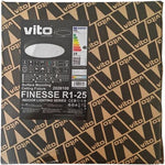 Plafoniera LED rotonda 25W 2000lm 3CCT nera 2026100 6972538048448 EL167