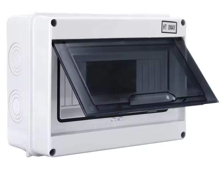 Centralino da Parete 8 moduli con porta trasparente - piccolo HT-8 8053323552055 EL170