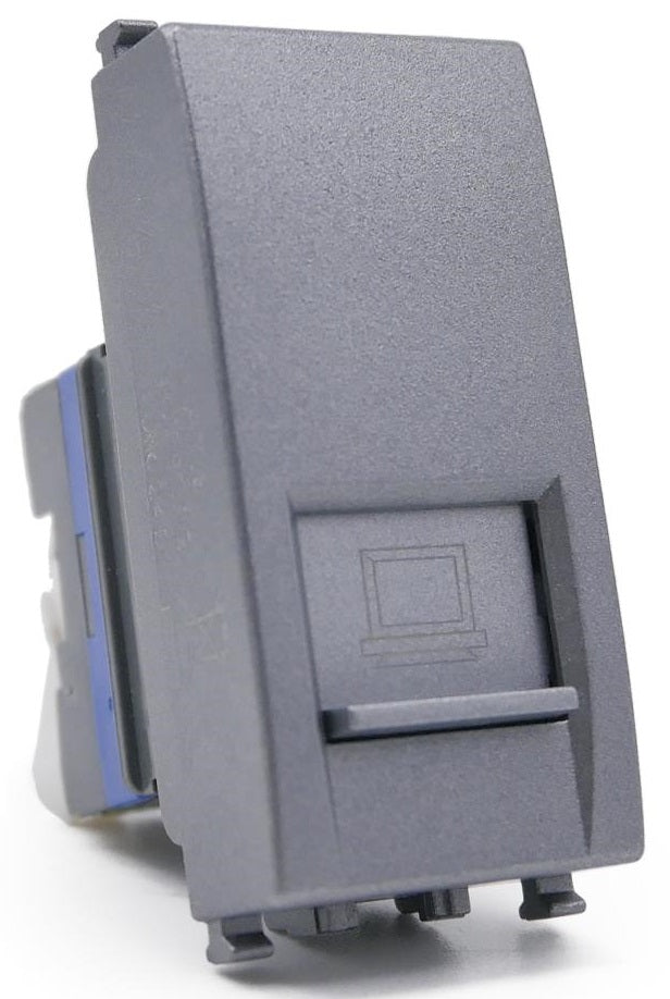 Connettore di rete RJ45 CAT6 grigio compatibile Vimar Arké 0793541340352  927G EL171