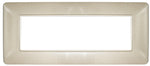 Placca in tecnopolimero 6P color sabbia compatibile Matix