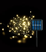 Luci a LED natalizie con pannello solare 300LED luce calda 2700K 30M 1.2V IP44 6977231352755 5620581 EL1723