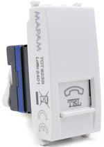 Presa telefonica bianca compatibile Vimar Arké 0793541340314  923B EL173