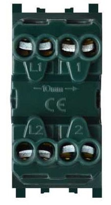 Doppio pulsante grigio 10A 250V compatibile Vimar Plana 6970597462762 TOT622 A EL1766