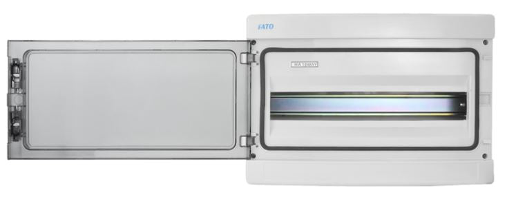 Centralino da Parete 18 moduli con porta trasparente 8053323555780 EL180 quadro elettrico
