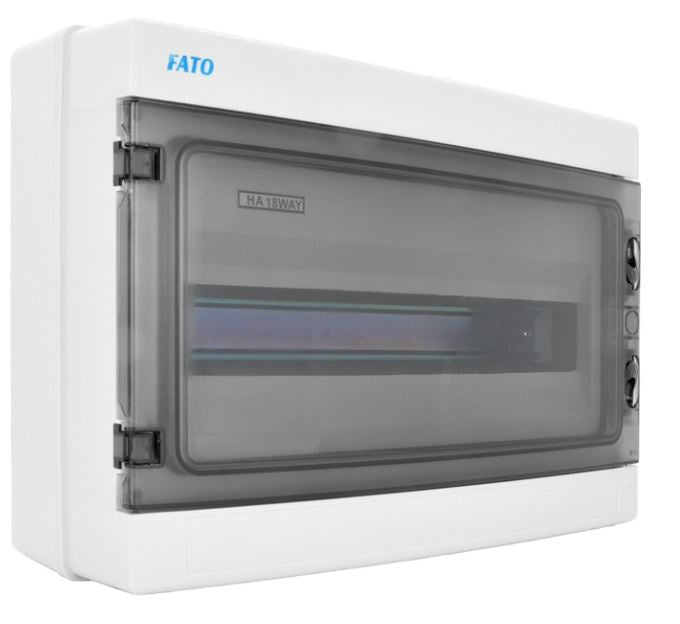 Centralino da Parete 18 moduli con porta trasparente 8053323555780 EL180 quadro elettrico