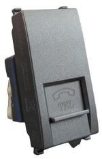 Presa telefonica grigia compatibile Vimar Arké 0793541340321 923G EL185