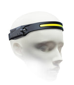 Torcia led ricaricabile da fronte 3W/1W 6000k luce fredda 300/100lm con sensore di movimento 6977231353608 5000540 EL187