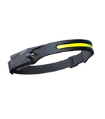 Torcia led ricaricabile da fronte 3W/1W 6000k luce fredda 300/100lm con sensore di movimento 6977231353608 5000540 EL187