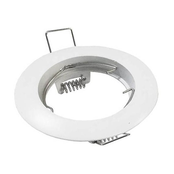 Supporto per faretto GU10  da incasso ?80mm bianco