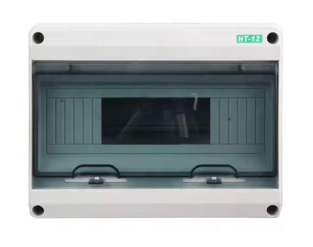 Centralino da Parete 12 moduli con porta trasparente - piccolo 8053323558972 HT-12 EL194