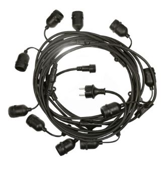 Catena di luci per esterno E27 10 metri 8186991110101 818699111010 EL1942