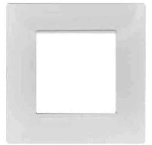 Placca 2 posti quadrata bianca compatibile Vimar Plana