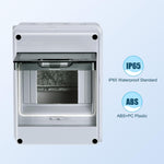 Centralino da parete IP65 5 moduli con porta trasparente 8053323551614 EL191