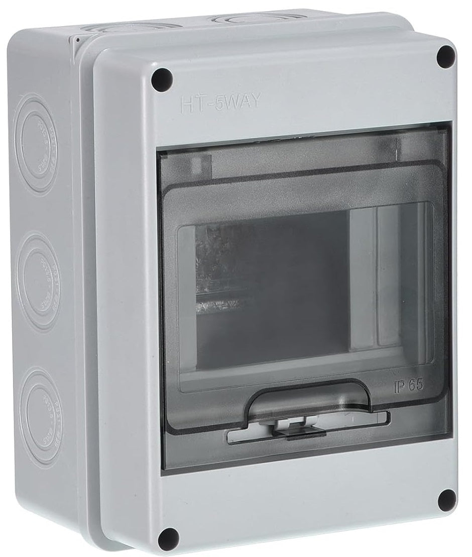 Centralino da parete IP65 5 moduli con porta trasparente 8053323551614 EL191
