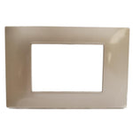 Placca 3P Tecnopolimero 12x8cm Champagne compatibile Vimar Plana 6970597464100 6003-13 EL1962