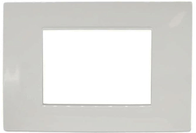 Placca 3 Posti Bianca 3M compatibile Vimar 6970597464001