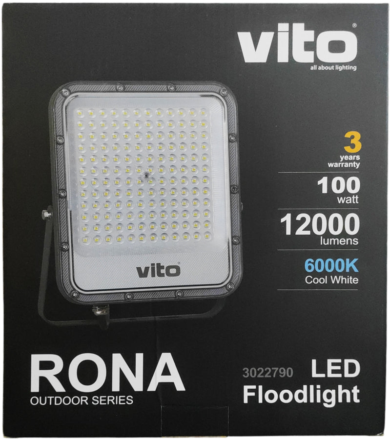 Faro LED 100W 12000Lm 6000K luce fredda IP65 6972538046635 3022790 EL199