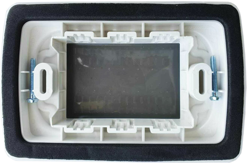 Placca Idrobox IP55 13x8.5cm Bianco compatibile Vimar 6970597465718 697059746571 S6003B TOTS6003B EL2006