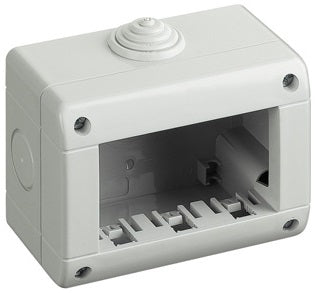 Box 3 moduli 10x8cm Bianco compatibile Vimar Plana