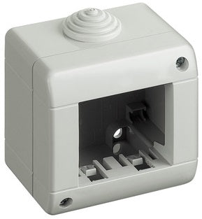 Box 2 moduli 6.5x8cm Bianco compatibile Vimar Plana