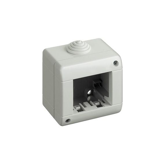 Box 2 moduli 6.5x8cm Bianco compatibile Vimar Plana