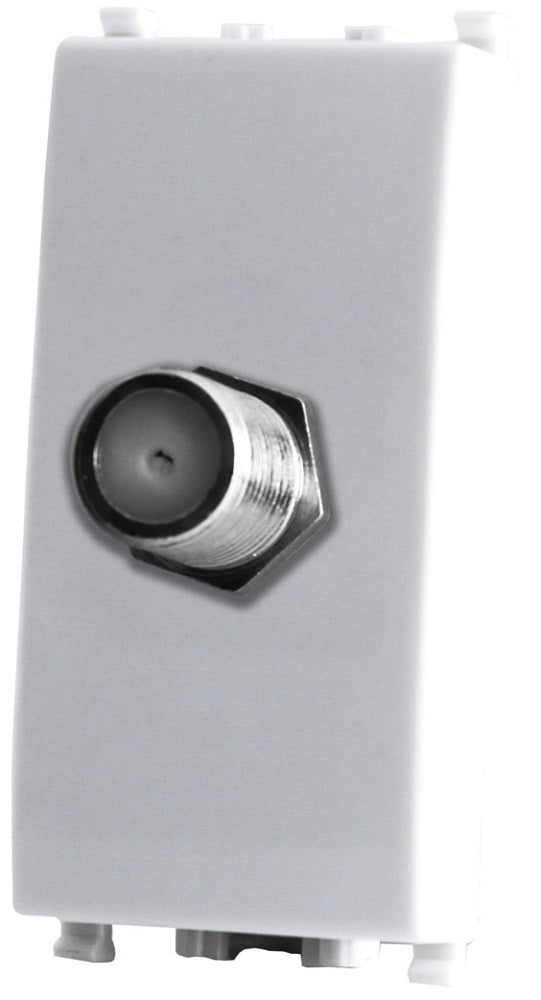 Presa satellitare Bianco compatibile Vimar Plana