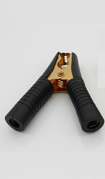 Morsetto pinza coccodrillo per batterie nero EL2116