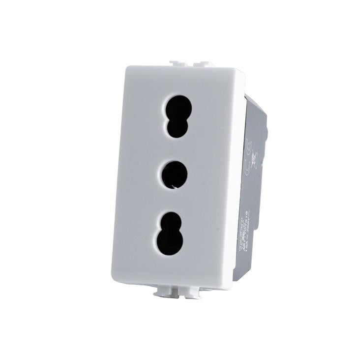 Presa Bivalente Bianca 16A 250V Compatibile Matix 0793541330834 518B EL2052