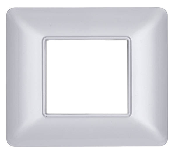 Placca in tecnopolimero 2P argento compatibile Matix 6970311026928 M5002 EL2073
