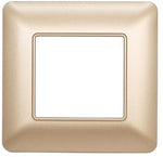 Placca in tecnopolimero 2P oro compatibile Matix