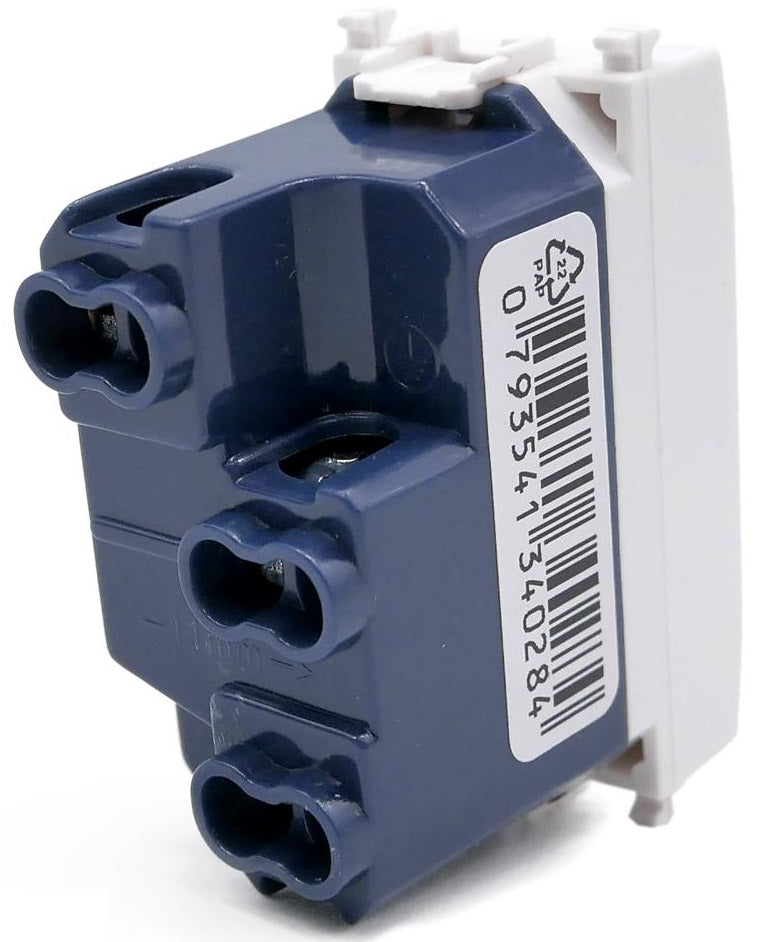 Presa bivalente 16A 250V bianca compatibile Vimar Arké 0793541340284 EL208