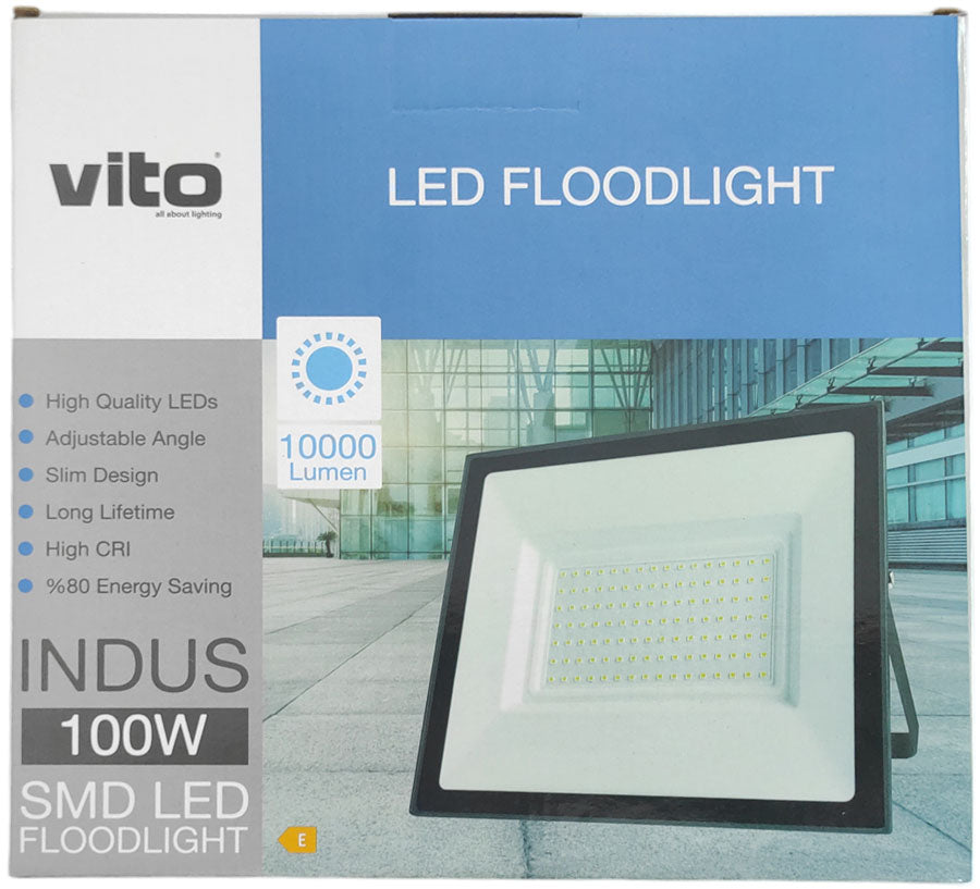 Faro LED da esterno 100W 10.00Lm 4000K luce naturale IP65 6970233838036 3022220 EL2084
