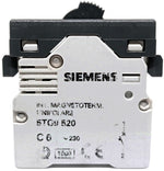 Interruttore Magnetotermico Microautomatico 1P 6A 5TG9520 Siemens EL2087