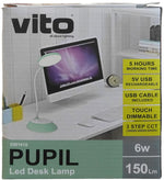 Lampada LED touch da tavolo ricaricabile 6W 150Lm dimmerabile 6972538044051 5301610 EL211